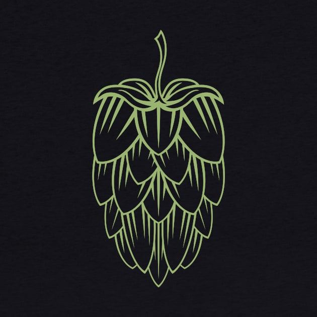 Hops Tee by DubyaTee